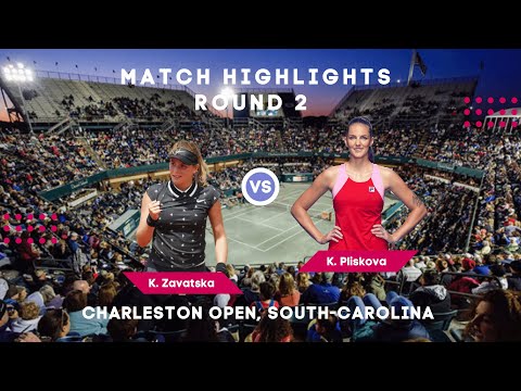 Katarina Zavatska vs Karolina Pliskova / Charleston Open 2022 / Match Highlights