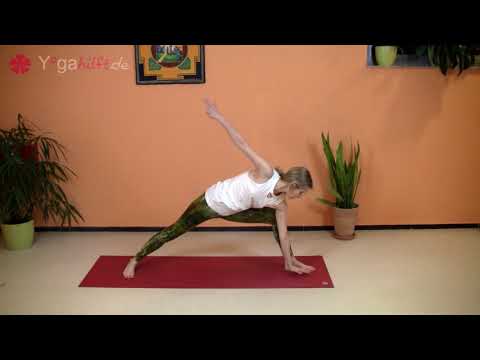 Heldendreieck   Vira Bhadrasana