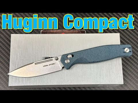 Real Steel Huginn Compact knife !  Ivan Braginets design !