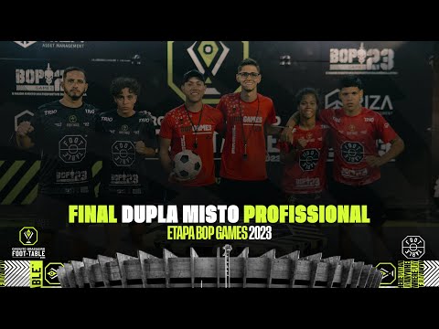 Final Duplas Misto Profissional - Etapa BOP GAMES - 2023 #FINAL #FOOTTABLE
