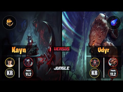 Haru KAYN (Jungle) [Conqueror] VS UDYR - Grandmaster KR Patch 11.2