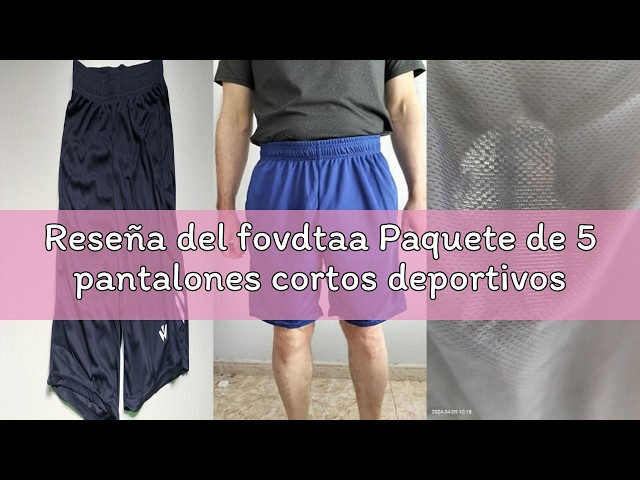 Vídeo relacionado con Pantalones Cortos Hombre Deportivos Casuales Jogger Shorts de Deporte Pantalón Pijama Algodón Knit Cintura Elástica con Bolsillo 14cm,Lechoso,L