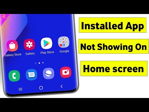 App Installed But No Show On Mobile Home Screen How To Fix Problem | For All Android Phone