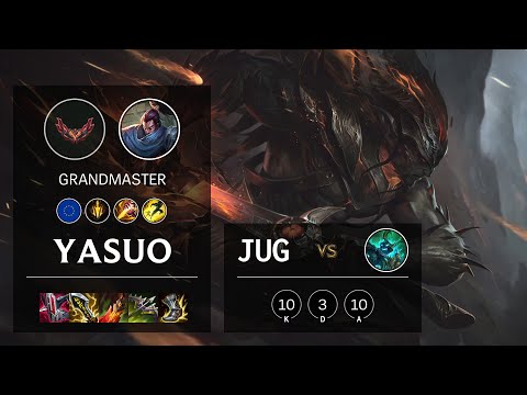 Yasuo Jungle vs Hecarim - EUW Grandmaster Patch 12.4