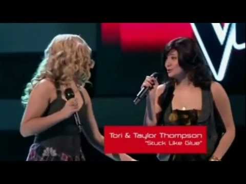 Tori & Taylor Thompson - Stuck Like Glue  - The Voice Blind Auditions
