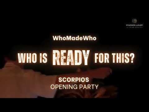 Scorpios Mykonos Opening Party 2025 WhoMadeWho #travel #summer #greekislands