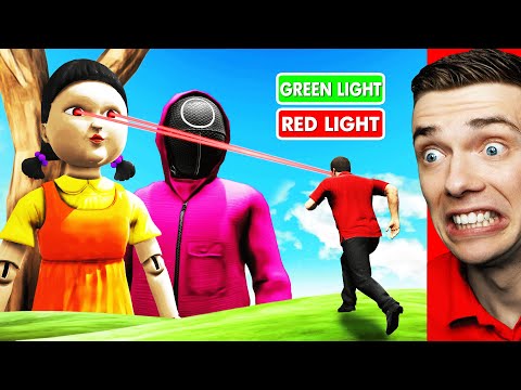 How To WIN EVERY SQUID GAME In GTA 5 (Scary)