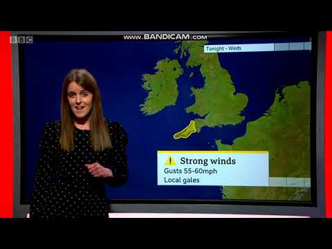 Alex Osbourne BBC ONE Spotlight weather afternoon time December 15th 2020 in HD! - 60 FPS