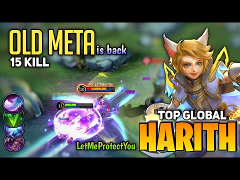 Harith Hyper Old Meta is Back ?! [ Top Global Harith Best Build 2021 ] By LetMeProtectYou - MLBB