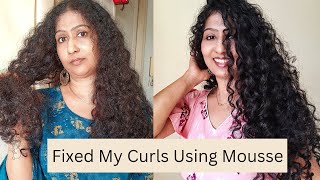 Will Mousse Help My Frizzy, Curly Hair | How I used Mousse on my Curly Hair | Curly Trails