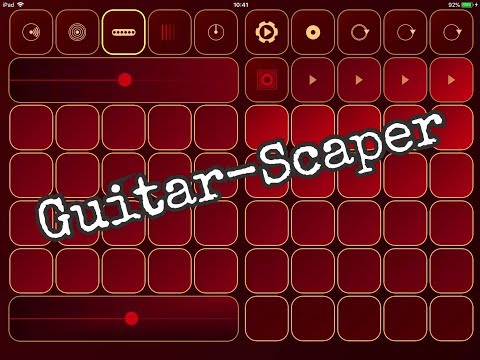 GUITARSCAPER Beatiful Ambient Musical Instrument Demo for the iPad