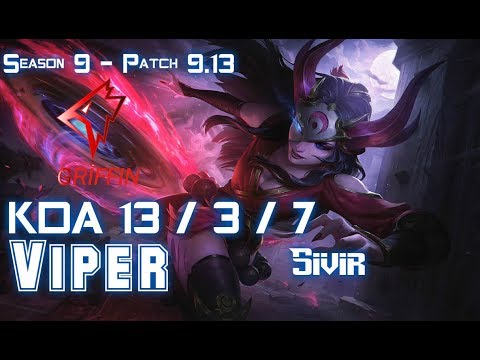 GRF Viper SIVIR vs EZREAL ADC - Patch 9.13 KR Ranked