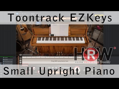 Toontrack EZKeys Small Upright Piano demo