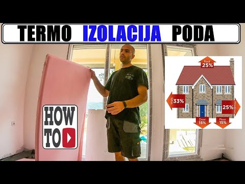 Termoizolacija poda - DIY Thermal insulation of the floor