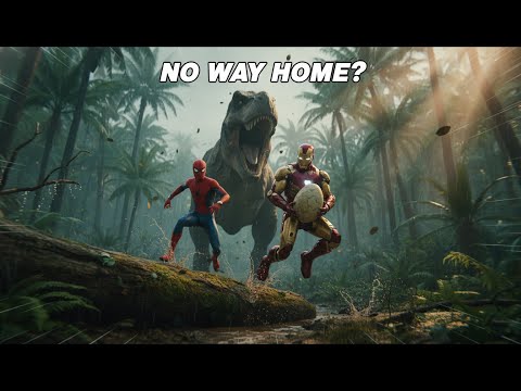 Spider and Iron Man no way home: No Wi-Fi, Just T-Rex — How Do They Get Home?
