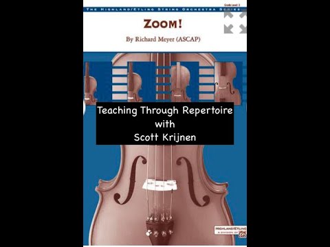 Teaching Through Repertoire - Zoom!  by Richard Meyer - Bass Tutorial!