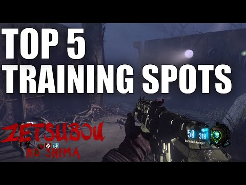 Black Ops 3 Zombies: TOP 5 Training Spots on Zetsobou No Shima (COD Zombies Top Five)