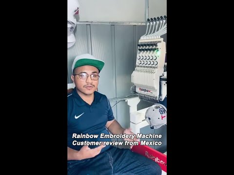 Rainbow Embroidery Machine, Honest customer review from Mexico