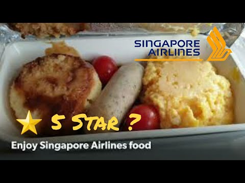 Singapore Airlines Food Economy Class | Best Inflight Meal 2021 #6 USA Today