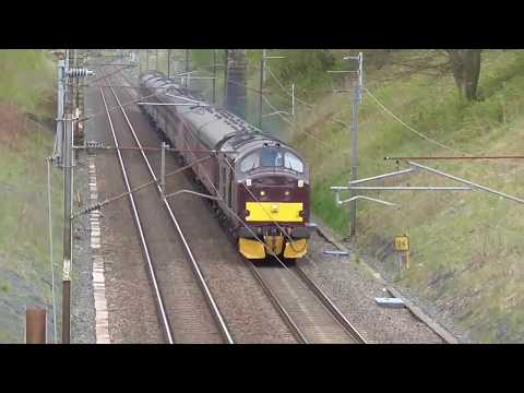 37685 with  47772 dit 5z51 Crewe Down Refuge Sidings - Carnforth Steamtown ECS, Sun. 29th April 2018