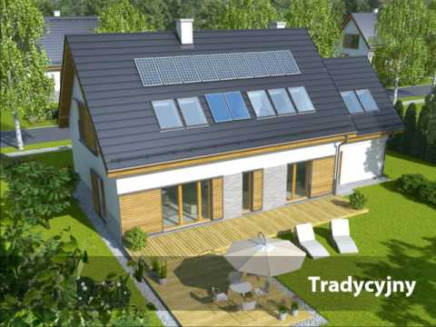 Projekt domu z poddaszem TRADYCYJNY - Domy Czystej Energii