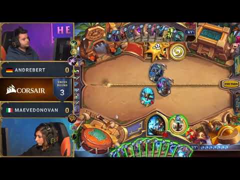 HCT Dreamhack Winter: AndreBert vs Maevedonovan - Hearthstone Sweden Grand Prix 2018 | Day 1 SwissR3
