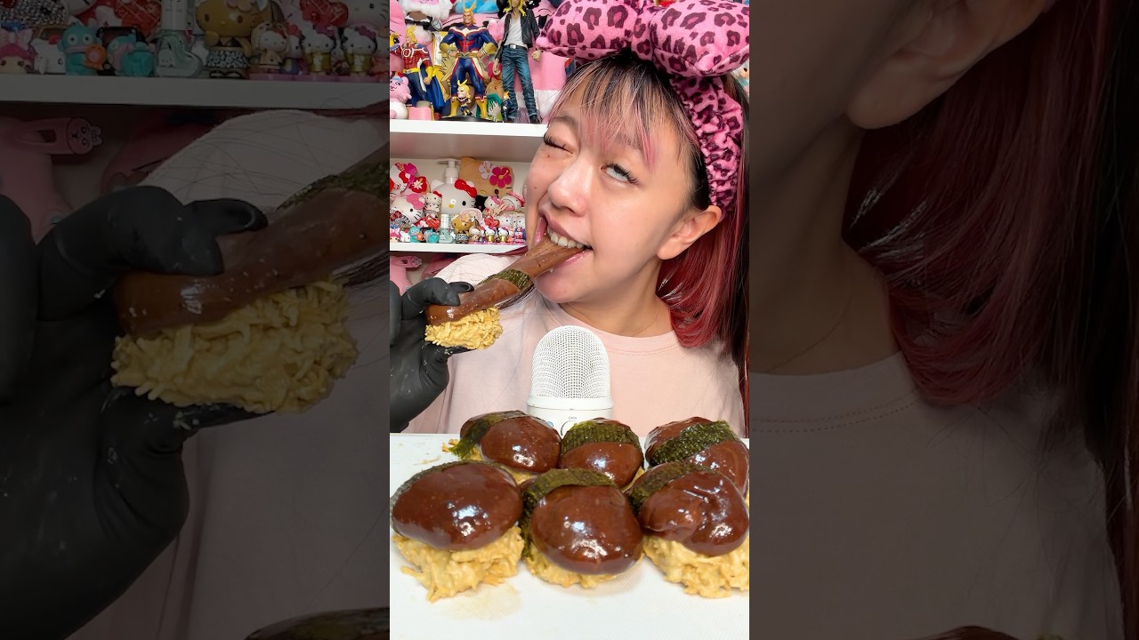 今流行りのドバイチョコ寿司が思っていたのと違いすぎた #shorts #asmr #mukbang