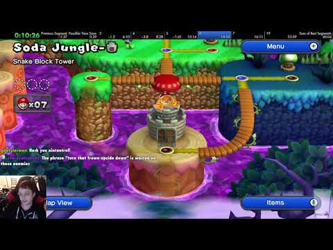 New Super Mario Bros. U low% speedrun in 45:51