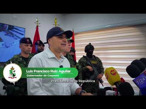 Gobernador del Caquetá destaca golpe contra estructura de Calarcá en el departamento