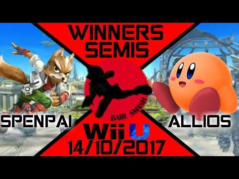 Bair Smash 17 Winner Semis - YTS | Spenpai (Fox) Vs. BS | Allios (Kirby) - Smash Wii U
