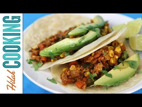 How to Make Vegetarian Tacos! |  Hilah Cooking