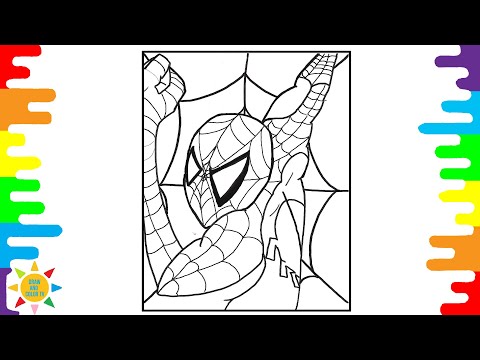 Spider-Man Coloring Page | Superhero Coloring Page | Alan Walker - Force [Privated NCS Release]