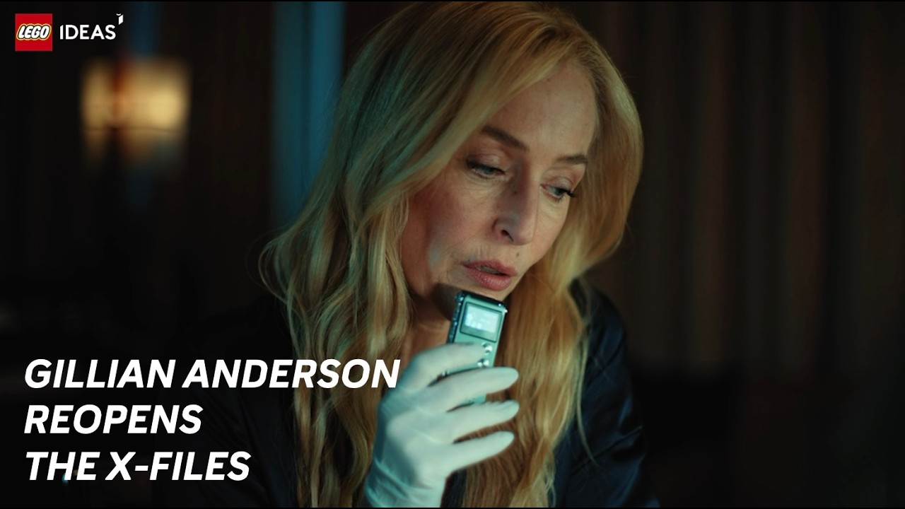 Gillian Anderson reopens the X-Files | LEGO&reg; Ideas | The LEGO Group - YouTube