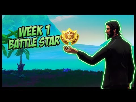 SEASON 9, Week 1 *SECRET* Battle Star Location! (Free Tier) - Fortnite Battle Royale