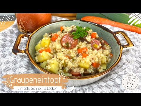 😍Einfache & super leckere Graupensuppe wie von Oma😋
