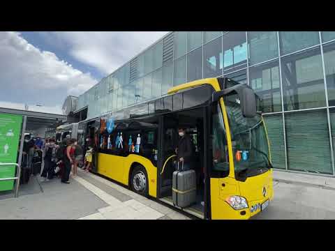 Ônibus gratuito para o aeroporto de Frankfurt