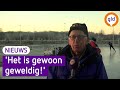 Het is winter! En er kan meteen geschaatst worden