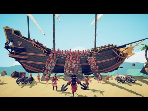 4 New Secret Units and New Faction Army Tests TABS Pirate Update Totally Accurate Battle Simulator