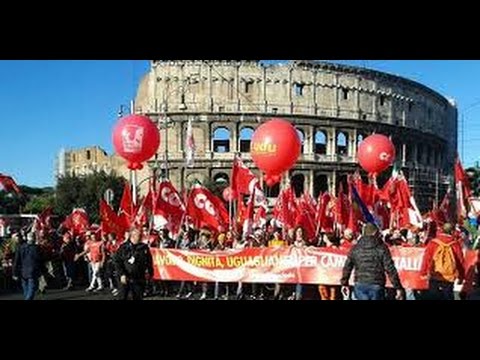 MANIFESTAZIONE CGIL , UN MILIONE A ROMA
