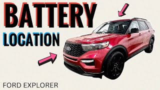 BATTERY LOCATION 2020-26 Ford Explorer | How To Locate Battery