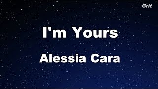 I&#39;m Yours - Alessia Cara  Karaoke 【No  Guide Melody】Instrumental