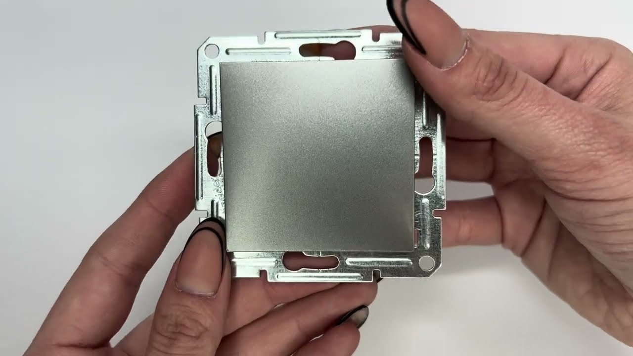 Вимикач одноклавішний SCHNEIDER Asfora сталь EPH0100162