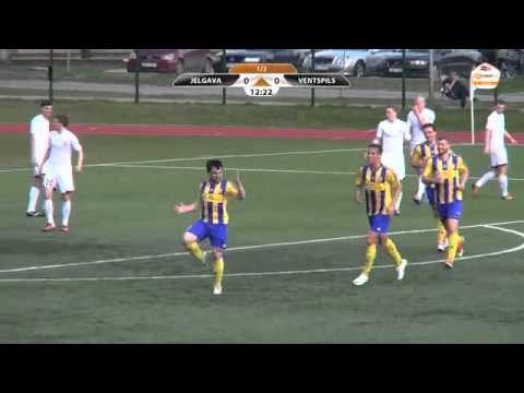 20.04.14 Jurijs Žigajevs scores goal vs FK Jelgava_(video sportacentrs.com)