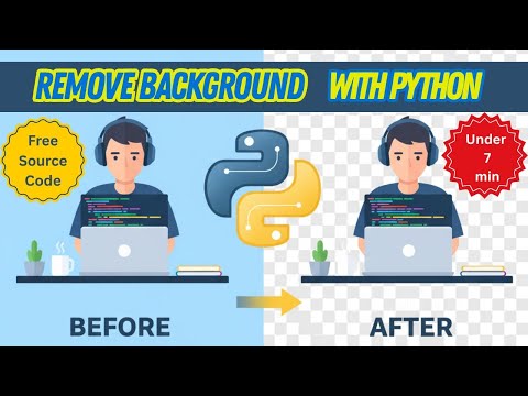 Remove Image Background With Python Free Source Code Under 7 Min Tutorial
