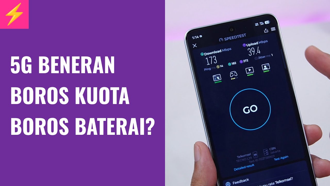 ⚡️ Akhirnya Kebagian Sinyal 5G di Rumah, Sekencang Apa?