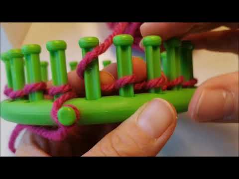 Stricken am Strickring Der Beginn