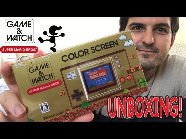 Vídeo relacionado con Game & Watch: Super Mario Bros - Special - [Importación Italiana]
