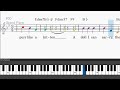 The Girl That I Marry by Irving Berlin - Easy piano tutorials with leadsheet and chords
