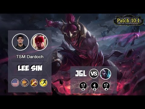 TSM Dardoch Lee Sin Jungle VS Ekko | LOL | S10 NA Challenger - Full Gameplay