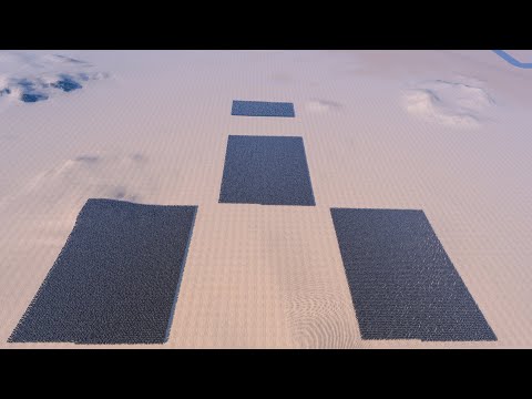 LASER KNIGHTS vs DOVAH-KIIN - Ultimate Epic Battle Simulator UEBS